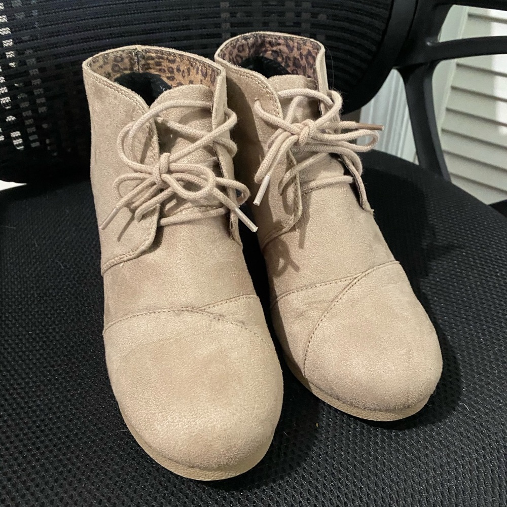 Hidden Wedge Heel Bootie